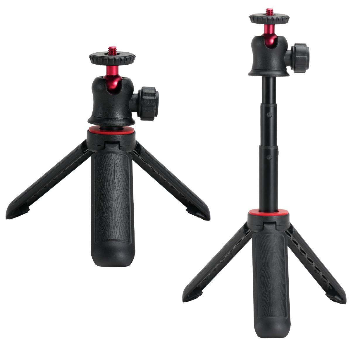 Treppiede per fotocamera, supporto luminoso portatile regolabile con vite a sgancio rapido da 1/4 pollice, treppiede con testa sferica 360° per video fotocamera, leggero per viaggi, Kentfaith