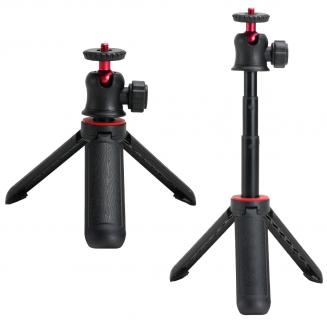 Treppiede per fotocamera, supporto luminoso portatile regolabile con vite a sgancio rapido da 1/4 pollice, treppiede con testa sferica 360° per video fotocamera, leggero per viaggi, Kentfaith