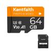 Adaptörlü 64GB Mikro SD Kartı U3 / V30 / A1, Kameralar, Borskoplar, Mikroskoplar, Gece Görme Gözlükleri için Hafıza Kartı, KentFaith