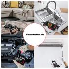 Kentfaith Endoscope Borescope Camera - 4.3 Inch 1080P, 5m/16.4ft Semi Rigid Cable, LED, Orange for Auto, Engine, Drain Inspection