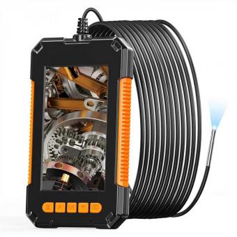 Endoscopio industriale Telecamera per ispezione endoscopia da 8 mm, Schermo HD da 4,3 pollici Telecamera a serpente 1080P con luci LED(8 mm, 10 m/32,8 piedi) Aranci Endoscopio industriale Telecamera per ispezione endoscopia da 8 mm, Schermo HD da 4,3 pollici Telecamera a serpente 1080P con luci LED(8 mm, 10 m/32,8 piedi) Aranci