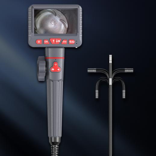 Endoscopio Endoscopio industrial Inspección de pantalla de 4,3 pulgadas  Endoscopio de mano Carevas endoscopio industrial
