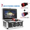 7 "câmera de pesca subaquática 1200TVL lente HD Câmera de pesca 15m cabo 12 luzes IR para lago, barco, pesca no gelo Euro plug