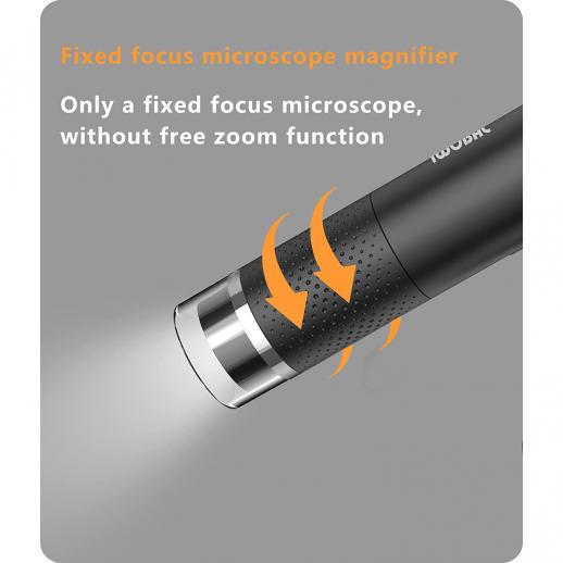 Microscope de poche gris