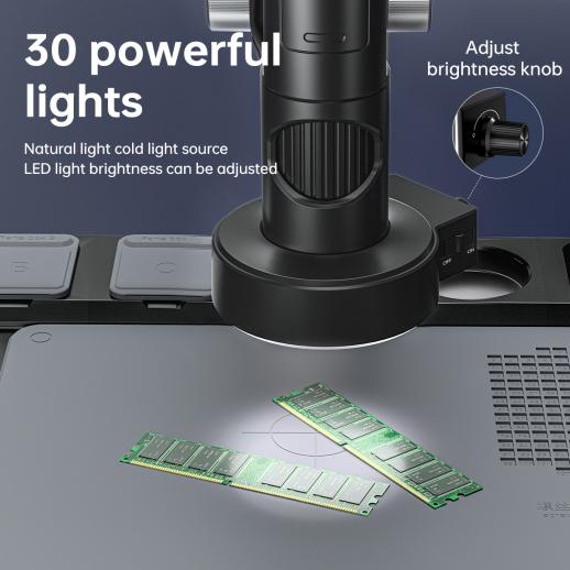 Microscope Numerique 5 Pouces USB FHD 1080 avec Wifi - K&F Concept