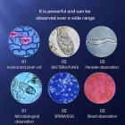 40X-5000X Trinokulært Mikroskop med WiFi Elektrisk Okular & Mekanisk Scene, WF10X + WF25X Okularer, Abbe Kondenser, Kentfaith