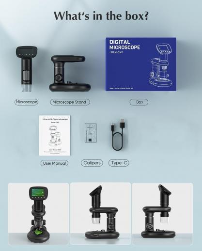 Vente de Microscope numérique USB 15-200x