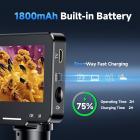 Microscopio digitale HDMI da 4,3 pollici, ingrandimento 10-1000X, video microscopio portatile della macchina fotografica, con 8 luci del LED, microscopio ricaricabile della batteria, adatto per saldatura della moneta/PCB/piante/insetti