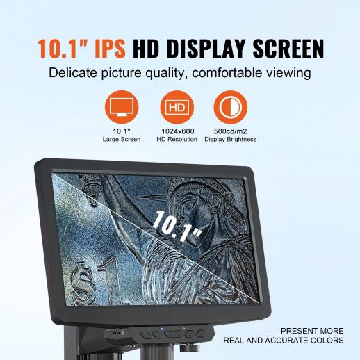 Moniteur HDMI– 9 pouces – Écran couleur HD 1024 x 600 avec bouton