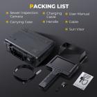 Plumbing Inspection Camera with 360° Rotating Side Camera 7" HD Screen 32ft Kentfaith