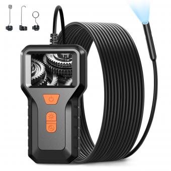 10m/33ft Small Inspection Camera with 1080P Image 2600mAh Battery 8 LED Light