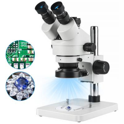 Trinocular Stereo Microscoop met 3.5x-45x Vergroting 0.5x CTV Adapter 144st LEIDEN KentFaith