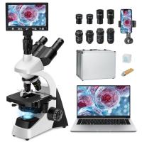 Mikroskop uniwersalny z 9" Inteligentnym ekranem 40x-1600x Powiększenie Połączenie PC ### Mikroskop uniwersalny z 9" Inteligentnym ekranem 40x-1600x Powiększenie Połączenie PC ###