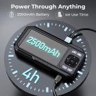 4.5 inç Ekran/PC/Telefon/Tablet için 1920P Çift Lens Endoskop Muayene Kamerası, 5m Kablolu 8 LED'li Kanalizasyon Borusu Kentfaith