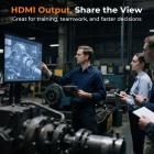 6мм инспекционная камера, с 180° двухсторонней артикуляцией, выходом HDMI, 7-дюймовым экраном, аккумулятором 8000mAh, видео и фото 1080P, Kentfaith