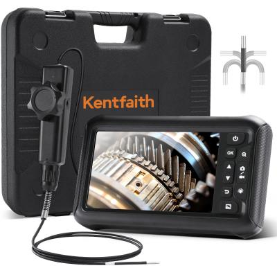 Telecamera Ispezione 3mm, con Articolazione Bidirezionale 180°, Uscita HDMI, Schermo da 7 Pollici, Batteria 8000mAh, Video e Foto 1080P, Kentfaith