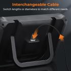 3мм инспекционная камера, с 180° двусторонней артикуляцией, выход HDMI, 7-дюймовый экран, аккумулятор 8000mAh, видео и фото 1080P, Kentfaith