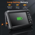 3мм инспекционная камера, с 180° двухсторонней артикуляцией, выход HDMI, 7-дюймовый экран, аккумулятор 8000mAh, видео и фото 1080P, Kentfaith