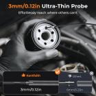 3мм инспекционная камера, с 180° двухсторонней артикуляцией, выход HDMI, 7-дюймовый экран, аккумулятор 8000mAh, видео и фото 1080P, Kentfaith