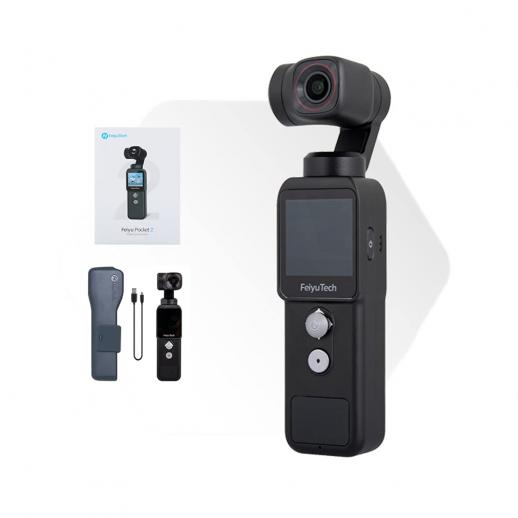 Feiyu Pocket 3 4K Wireless Remote Sport Camera 3-Axis Gimbal Magnetic Body  APP