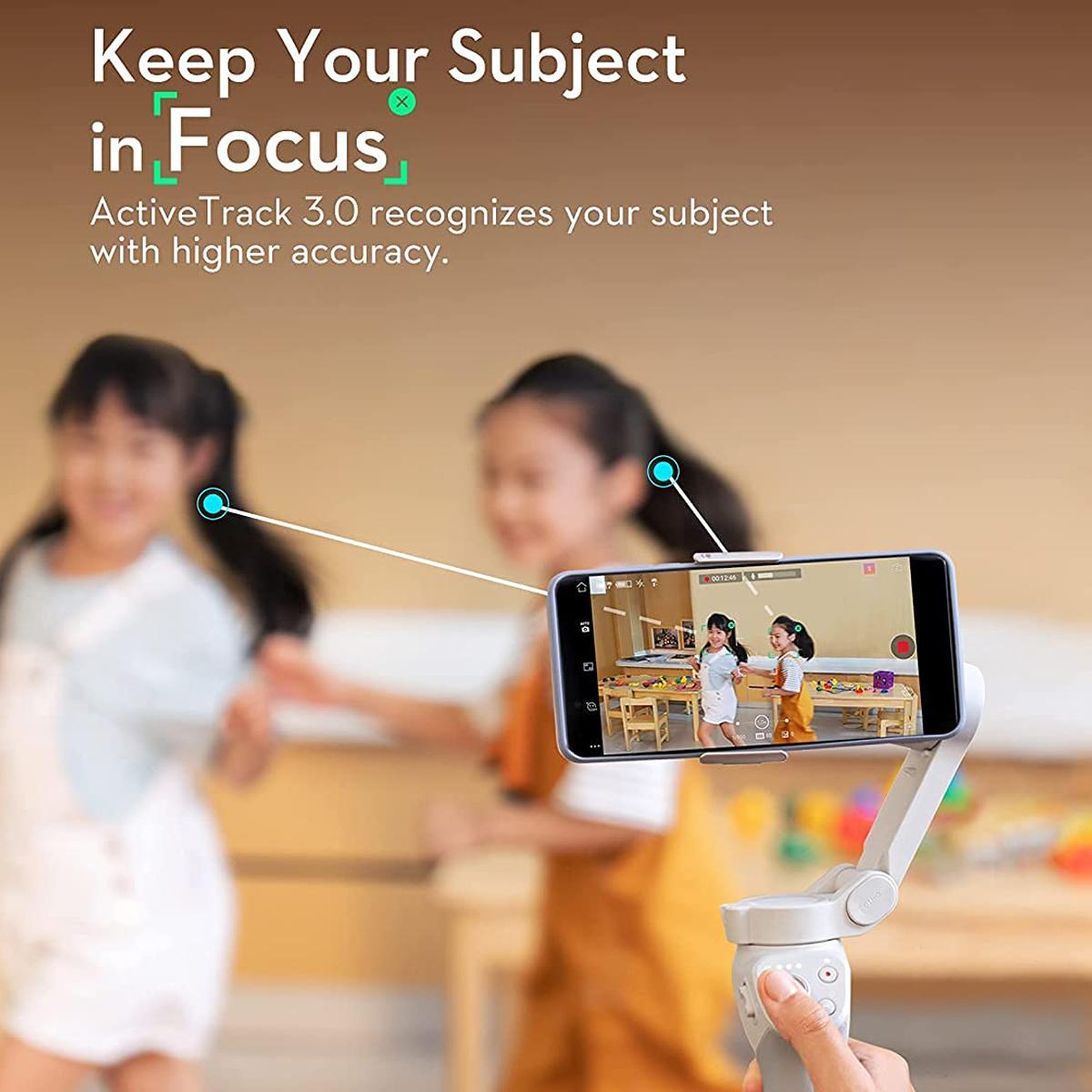 DJI OM 4 SE - Stabilizzatore Gimbal per Smartphone a 3 Assi con Treppiede, Design Magnetico, Pieghevole Portatile, ActiveTrack 3.0, Modalità Storia, Stabilizzatore Vlogging, Video YouTube TikTok, per Android e iPhone