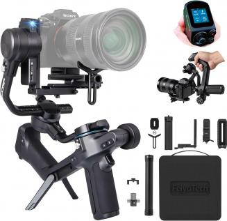 FeiyuTech SCORP 2 KIT Gimbal Stabilizer do lustrzanki cyfrowej i aparatu bezlustrzanego wbudowane śledzenie AI
