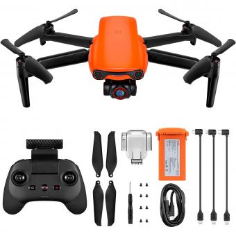 Autel Robotics EVO Nano+ Standard Edition - Mini dron de 249 g con cámara 4K, dron cuadricóptero de 3 vías para evitar obstáculos, transmisión de vídeo HD de 50 MP y 10 km, PDAF + CDAF RYYB HDR, Nano Plus Drone naranja enchufe europeo