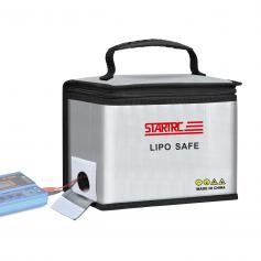 STARTRC Suuren kapasiteetin litium-/polymeeriakkuvarasto Räjähdyssuojattu laukku sopii droneille/automalleille/laivamalleille