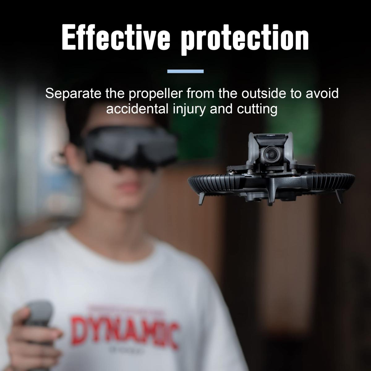 STARTRC DJI DJI Avata Crossing Machine törmäyksenestorengas melan suojakuori putoamisen estävä suojus