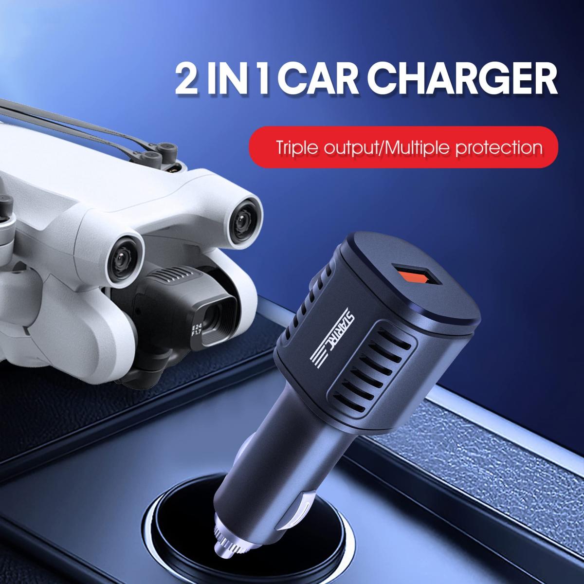 Chargeur 3-Chargeur Rapide De Batterie Pour Drone Dji Mini 3 Pro