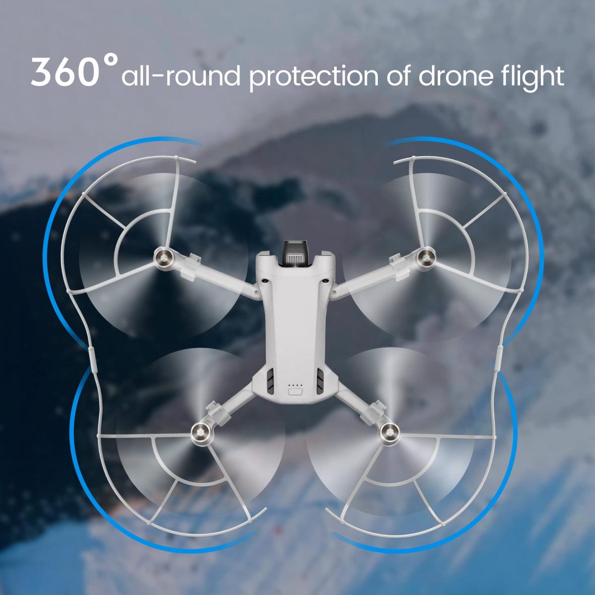 DJI Mini 3 Pro Propeller Guard, Quick Release Removable Propellers Protector para DJI Mini 3 Pro
