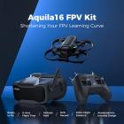 BETAFPV Aquila16 Kit de Dron FPV con LiteRadio 2 SE Transmisor para Simulador, Gafas VR03 con Función de Grabación DVR, 3 Modos de Vuelo, Compatible con 1S RTF Kit para Principiantes de FPV para Volar en Interiores y Exteriores ELRS V3