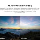 Видео дрон с двойными камерами, видео 4K / 60fps, с широкоугольной + 30X Telemax камерой, 3-осный AI Super Night Mode, передача 20 км, двойные батареи
