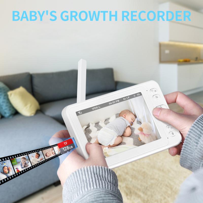 Video and audio monitoring for real-time baby surveillance.