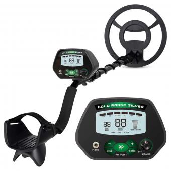 Adult and child metal detector, high precision, with 10 inch waterproof detection disk, with memory function