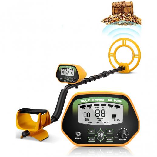 Metal detector, IP68 waterproof, 10 inch detection disk, with higher precision and Stong mode