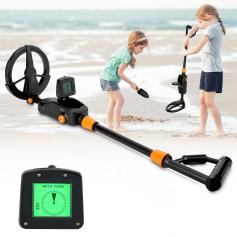 Children's entry-level metal detector, high sensitivity, with LCD display and sound indication, suitable for beginners