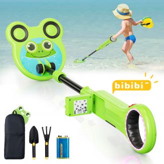 Metal Detector for Kids 7" IP68 Waterproof Coil Adjustable 31.1-39"