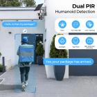 Câmera de Segurança Celular Suporta 4G & WiFi, Zoom Óptico 10X, Duas Lentes, Energia Solar Kentfaith