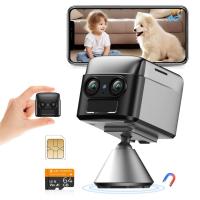 4G Telecamera di Sicurezza Cellulare, Doppia Lente 2K Zoom Ottico 6X, Rilevamento di Movimento PIR Magnetico a 360 Gradi, Visione Notturna a Infrarossi 8m/26ft, Autonomia in Standby di 90 Giorni, Audio Bidirezionale, Kentfaith 4G Telecamera di Sicurezza Cellulare, Doppia Lente 2K Zoom Ottico 6X, Rilevamento di Movimento PIR Magnetico a 360 Gradi, Visione Notturna a Infrarossi 8m/26ft, Autonomia in Standby di 90 Giorni, Audio Bidirezionale, Kentfaith