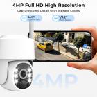 Zewnętrzna kamera bezpieczeństwa solarna, system kamer z 500GB lokalnej pamięci, brak miesięcznych opłat, WiFi 2.4/5.8G & hotspot offline, nocne widzenie w kolorze, widok 360 stopni, obrót i pochylenie, detekcja ludzi PIR, Kentfaith