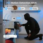 2K Wireless Security Camera Indoor Camera, Baby Monitor Pet Camera 360 Degrees Pan 45 Degrees Tilt & Wireless for Home Security with Wi-Fi, Motion Detection Alerts & 2-Way Talk, IR Night Vision, Kentfaith