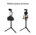 KIT-06LM Комплект для видеоблога для YouTube, с заполняющим светом, микрофоном и штативом, держателем для мобильного телефона, совместим с iPhone / смартфоном / камерой