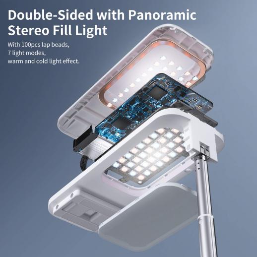  Anillo de luz led de 6 pulgadas con trípode para video y  maquillaje , Mini Luz led para cámara con soporte para teléfono  celular, lámpara led de escritorio con 3 modos