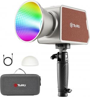 100W RGB LED wideo oświetlenie 2700K-6500K Oświetlenie fotograficzne do Vloggingu, wyciek na żywo