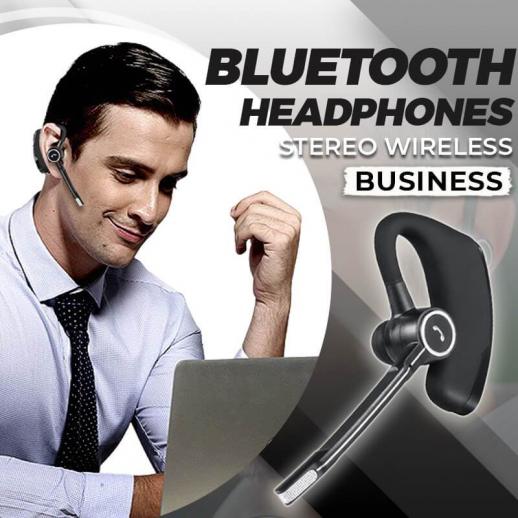 V8S Cuffie Bluetooth stereo con riduzione del rumore di business  intelligence per affari/ufficio/guida