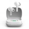 JR-TL6 Двусторонние Bluetooth-наушники Bluetooth 5.0 Мини-наушники Цифровой дисплей HiFi Deep Bass Bluetooth-гарнитура Белый