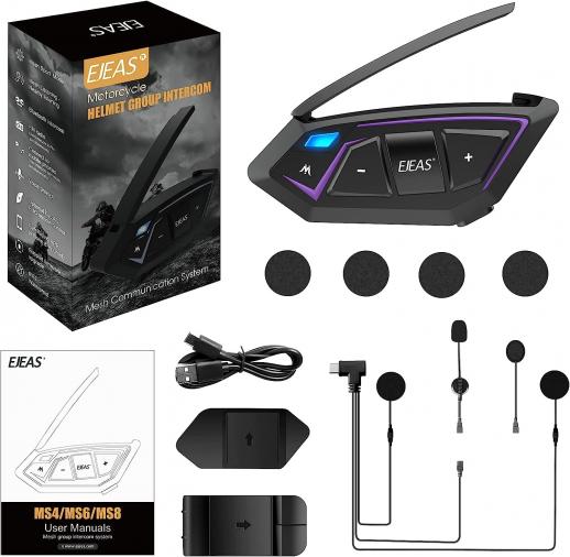 Système audio compatible Bluetooth pour moto étanche Radio FM Haut