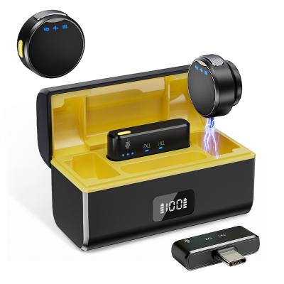 Draadloze Lavalier Microfoon voor iPhone en Android 48kHz 24bit HiFi Audio Noise Cancelling