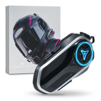 2 Riders Intercom Kask motocyklowy Zestaw słuchawkowy Bluetooth z audio Wielozadaniowe udostępnianie muzyki